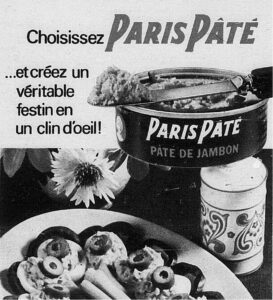 Achat de Paris Pâté aliments ouimet