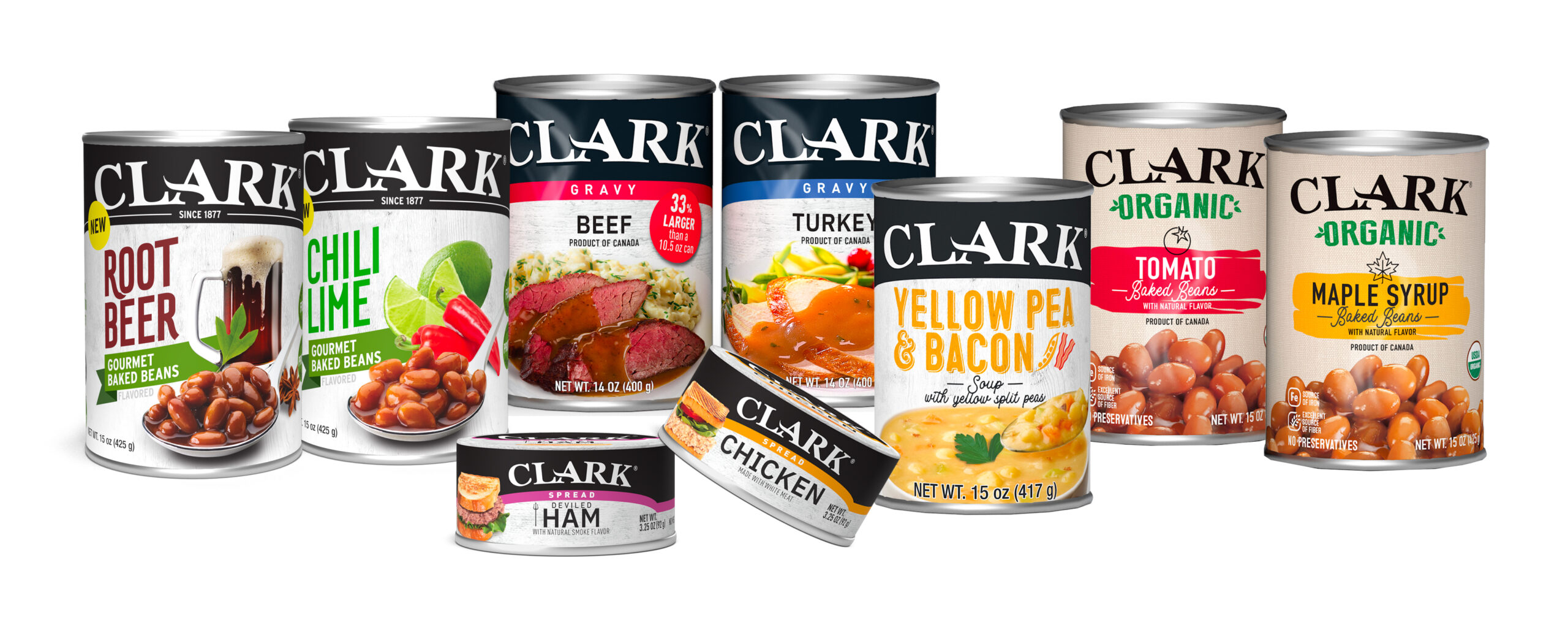 Clark foods produits en canne