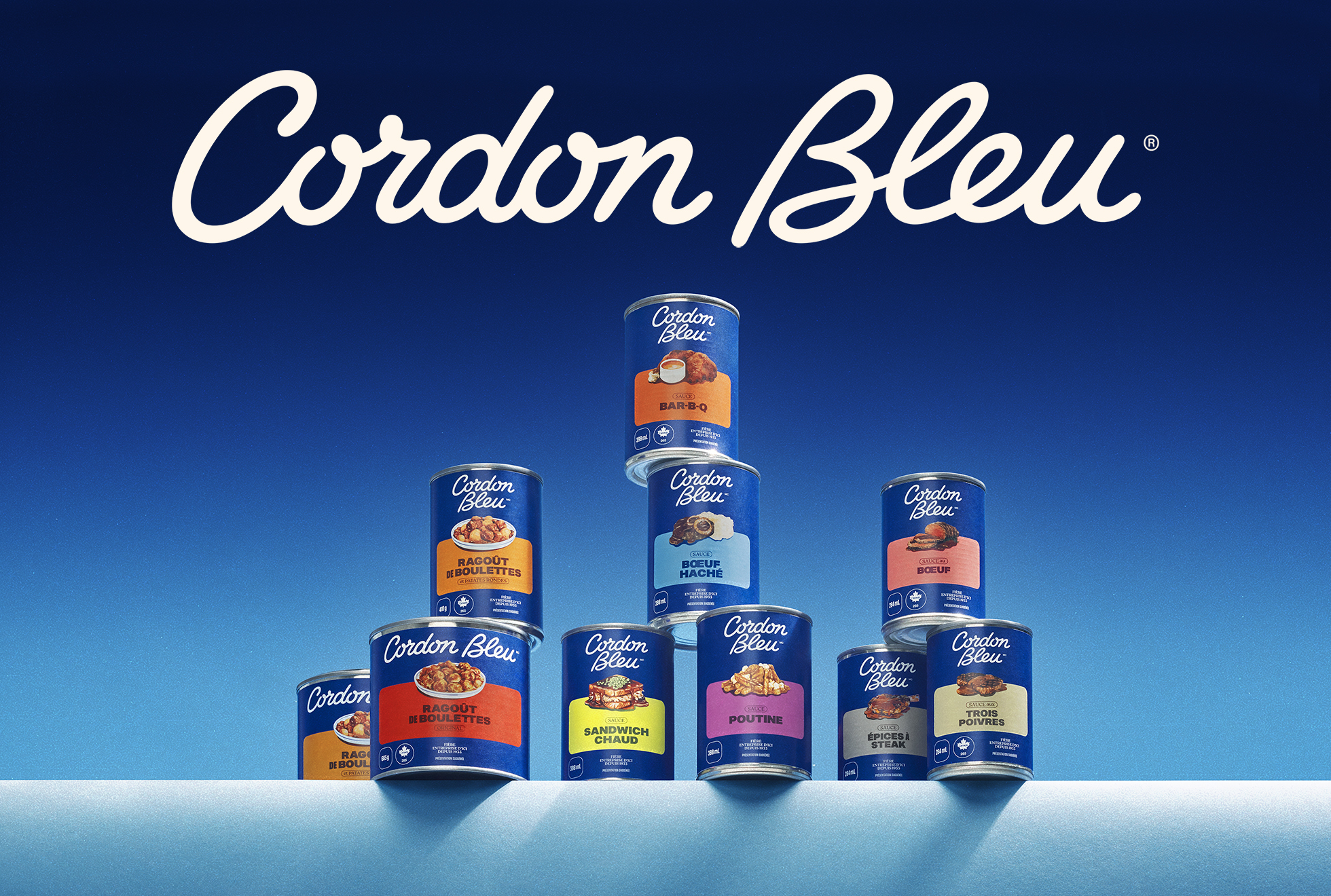 Famille de produit en conserve Cordon Bleu