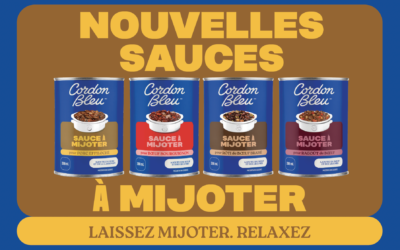 Découvrez les nouvelles sauces à mijoter Cordon Bleu